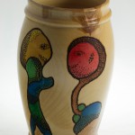 Rencontre - Vases décoratifs en bois tourné. Bouleau. #507