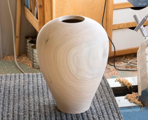 urne en bois chêne