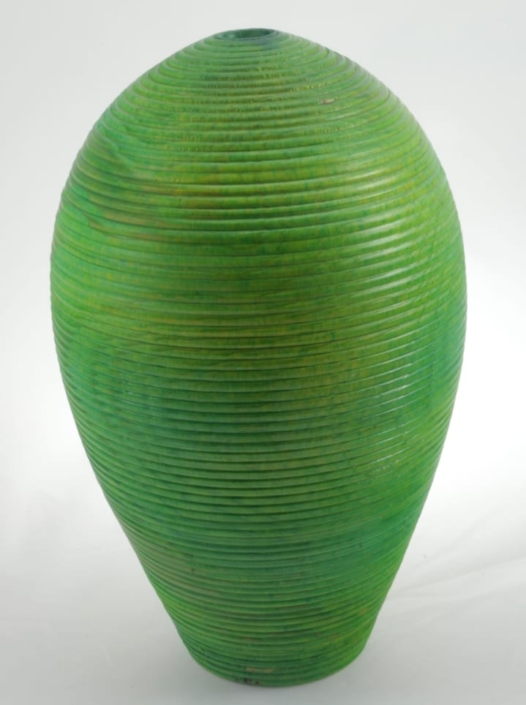 Vase en bois couleur- Épinette #684a - 7.5 x 12 po.