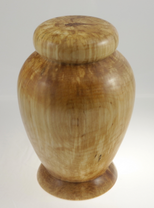 Urne funéraire en bois - #151a-Bouleau Coti 7,25 x 11po.