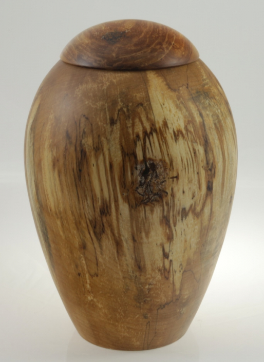 Urne funéraire écologique en bois- #161-Bouleau Coti 7 x 10po.