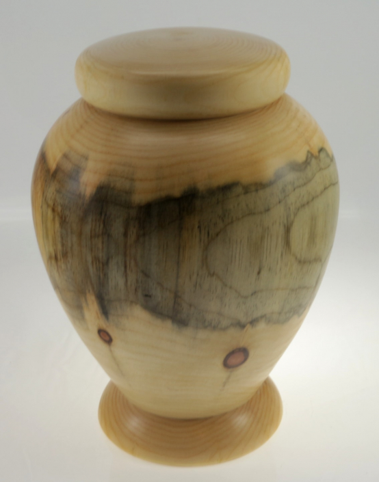 Urne funéraire écologique en bois- #167-Pin Coti 7,5 x 10,25po.