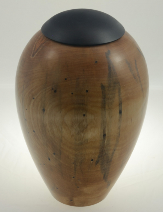 Urne funéraire écologique en bois- #168-Bouleau Coti 7 x 11po.