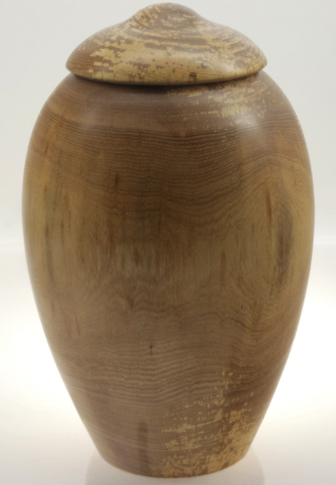 Urne funéraire écologique en bois- #178a-Frêne 7,5 x 12po.