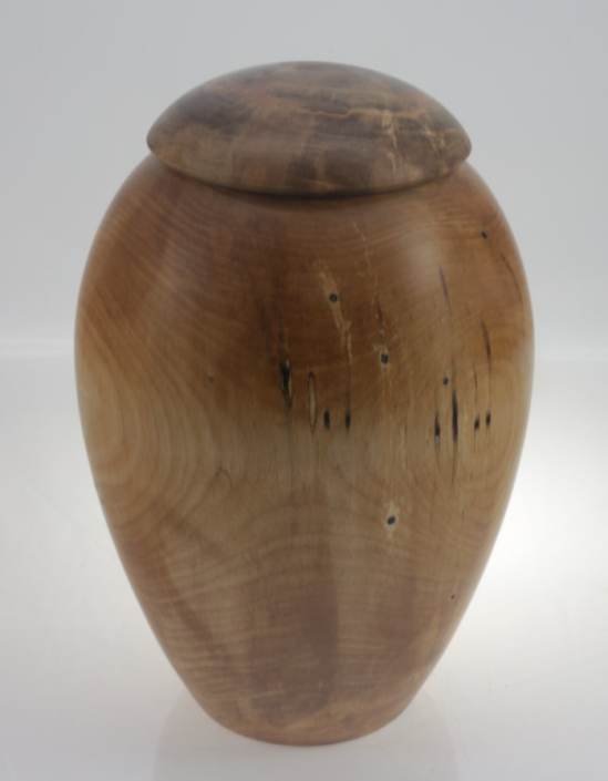 Urne funéraire écologique en bois- #196a-Bouleau Coti 7,25 x 10,75 po.
