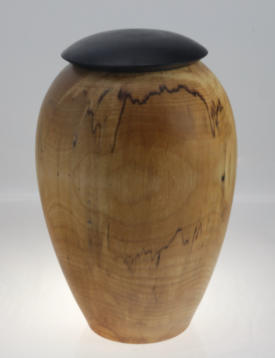 Urne funéraire écologique en bois- #199a-Bouleau Coti 7 x 10,75 po.