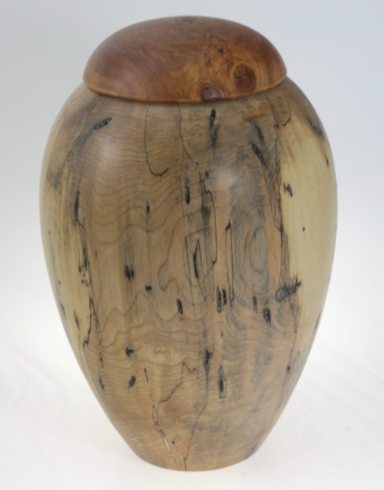 Urne funéraire écologique en bois- #201-Érable Coti 7,25 x 11,25 po.