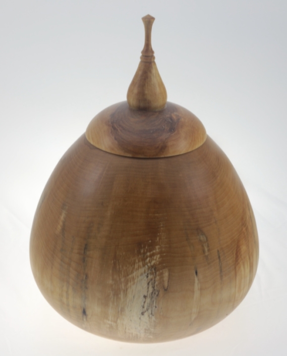 Urne funéraire écologique en bois- #211-Bouleau Coti 8,75 x 11,75 po.