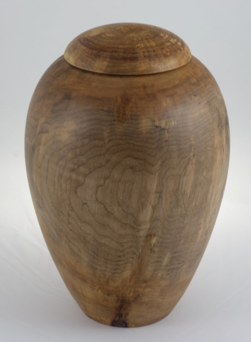Urne funéraire écologique en bois- #221-Erable Coti 7,25x11 po.