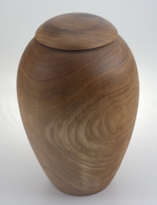 Urne funéraire écologique en bois- #226a- Frêne 7,25 x 11,25 po.