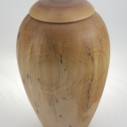 Urne funéraire écologique en bois- #229a- Bouleau Coti 7 x 11 po.