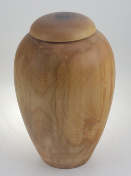 Urne funéraire écologique en bois- #230- Bouleau Coti 7,25 x 11,25 po.